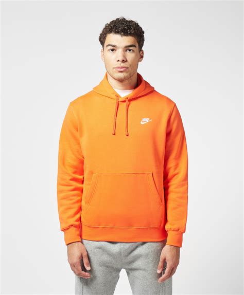 Orange Nike Hoodies 